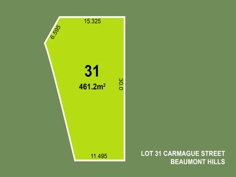 Lot 31 Carmague Street, Beaumont Hills Sold by Louis Carr Real Estate - image 1