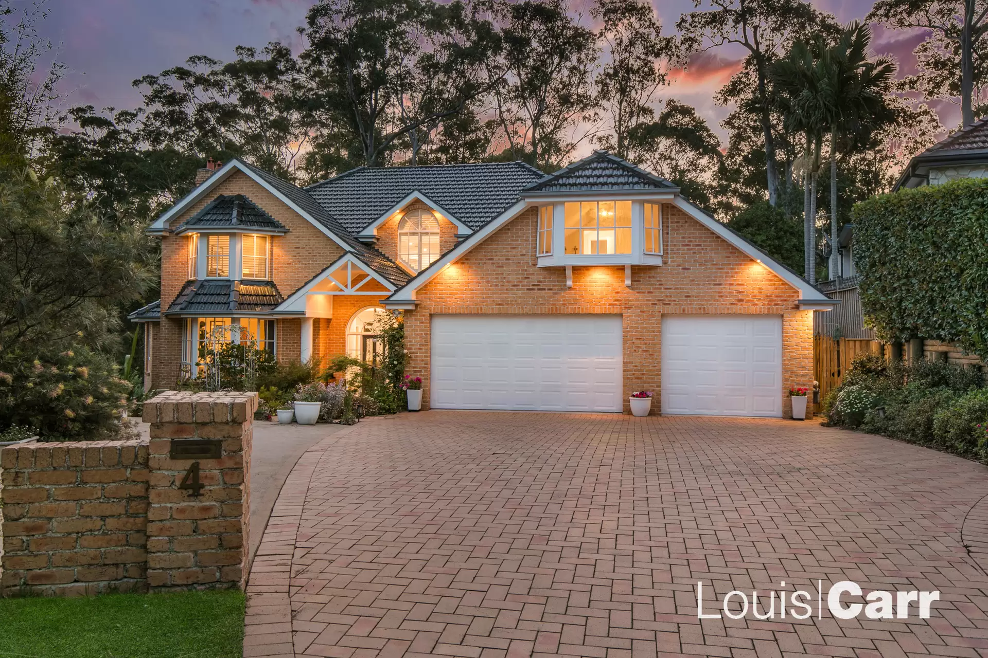Photo #1: 4 Gumleaf Place, West Pennant Hills - Sold by Louis Carr Real Estate
