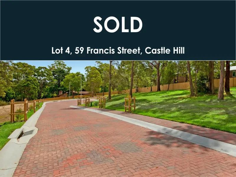 4/59 Francis Street, Castle Hill Sold by Louis Carr Real Estate - image 1